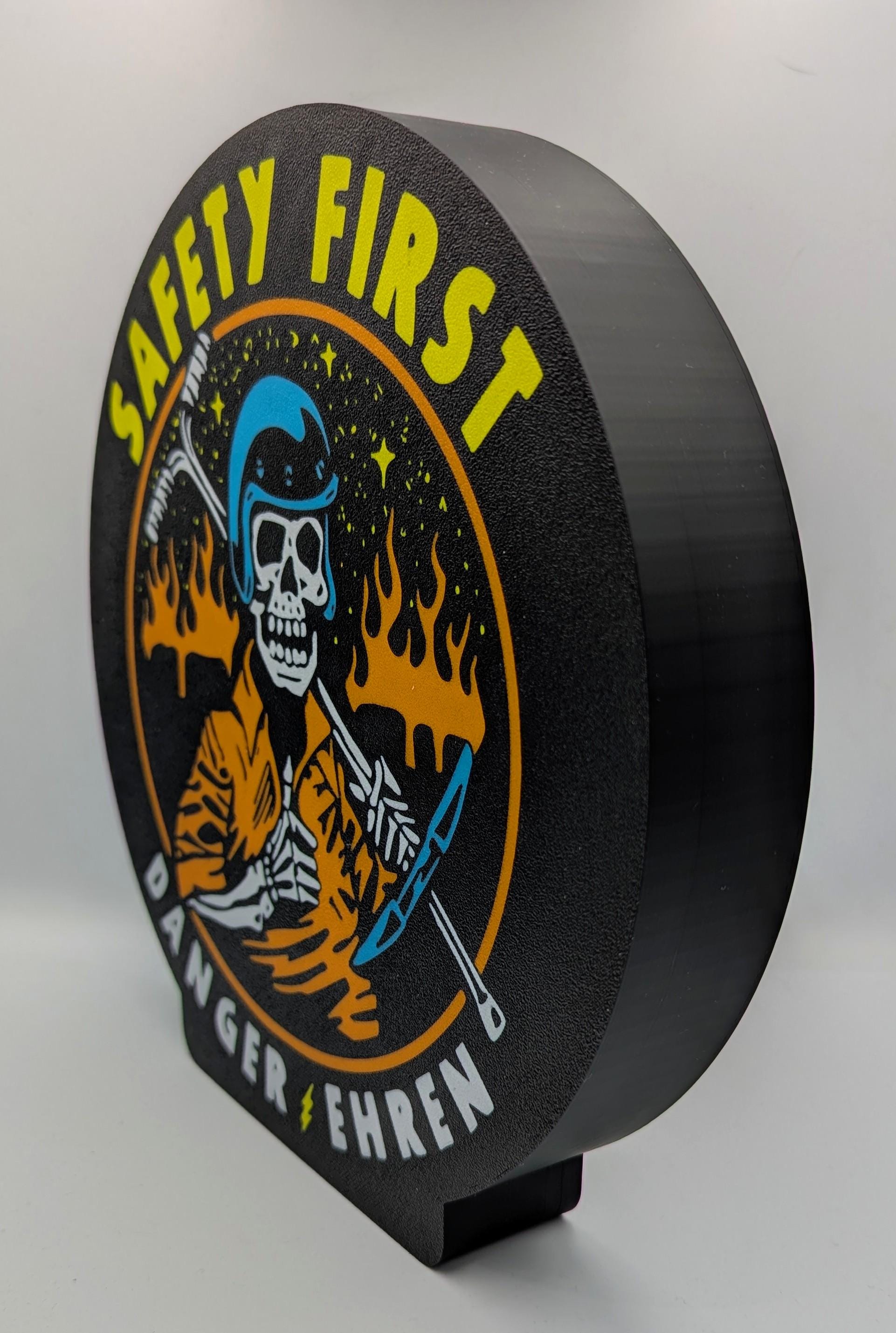 Table Lamp "Danger Ehren" from Jackass