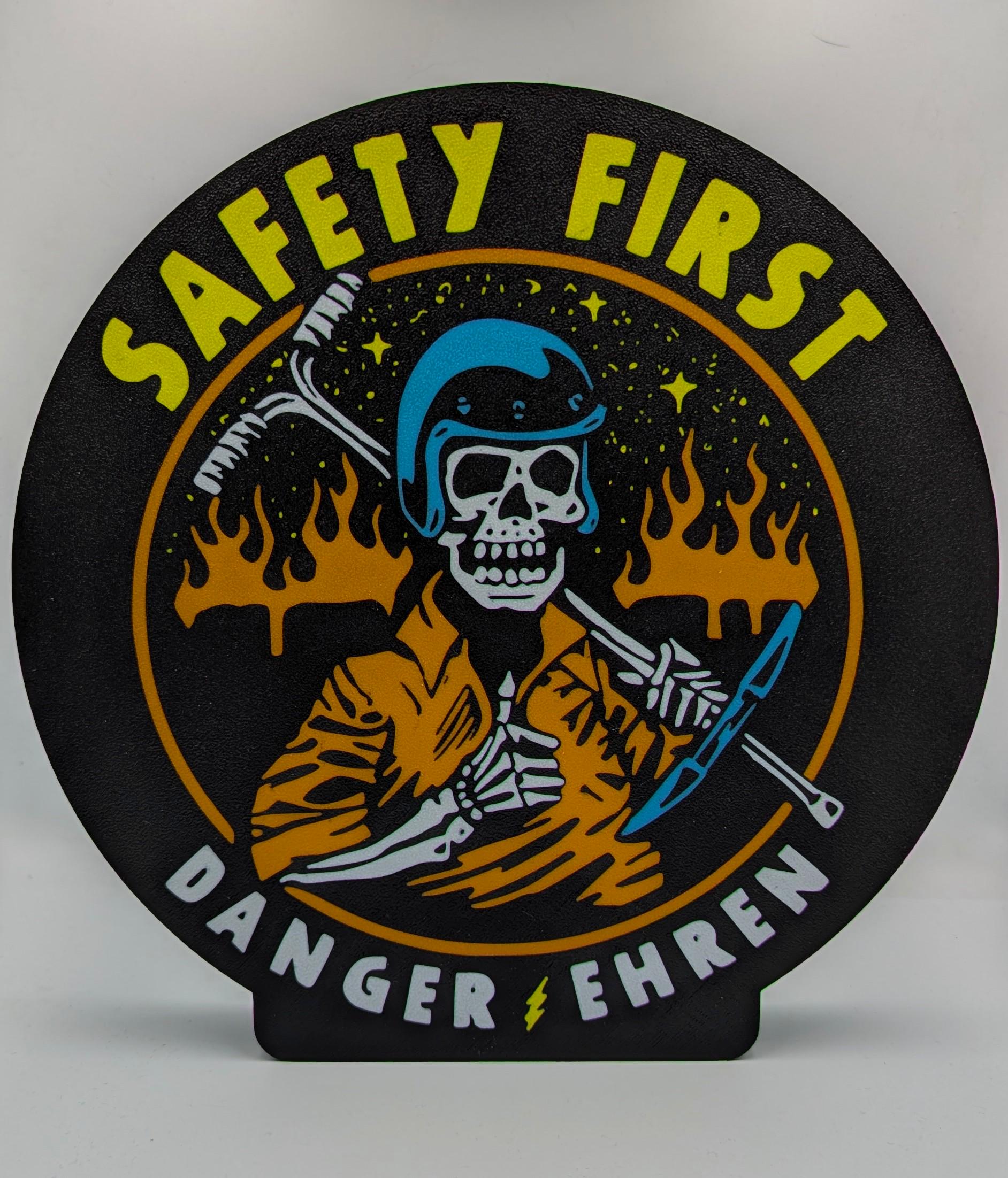 Table Lamp "Danger Ehren" from Jackass